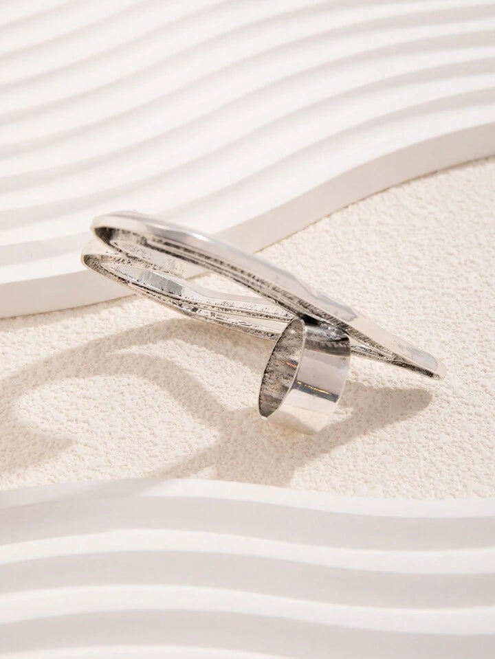 Silver Heart Shaped Ring