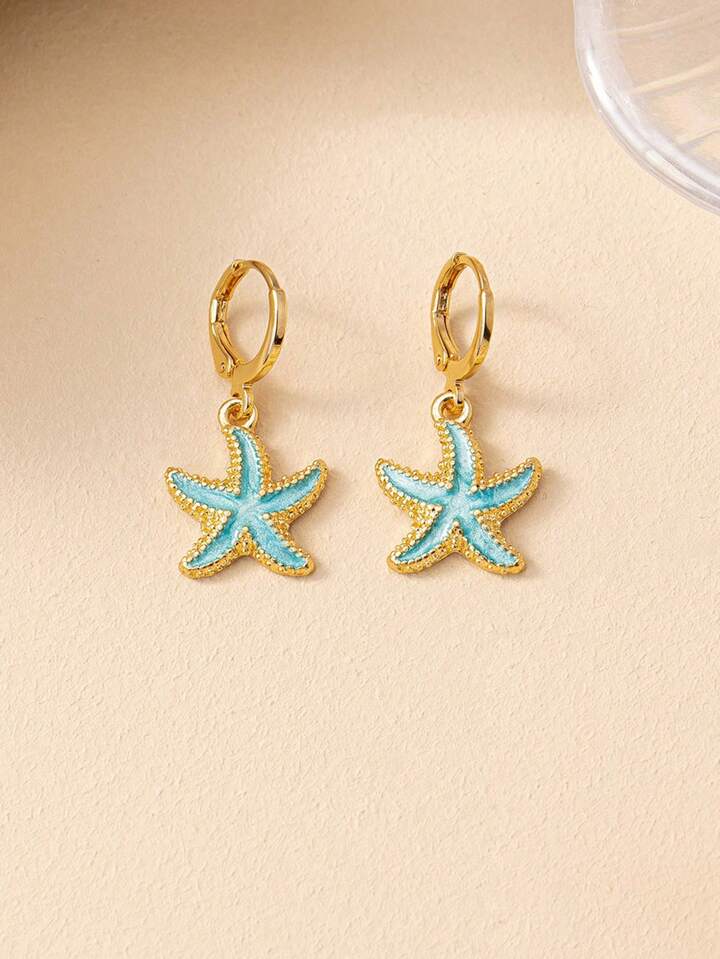 Small Starfish Earrings