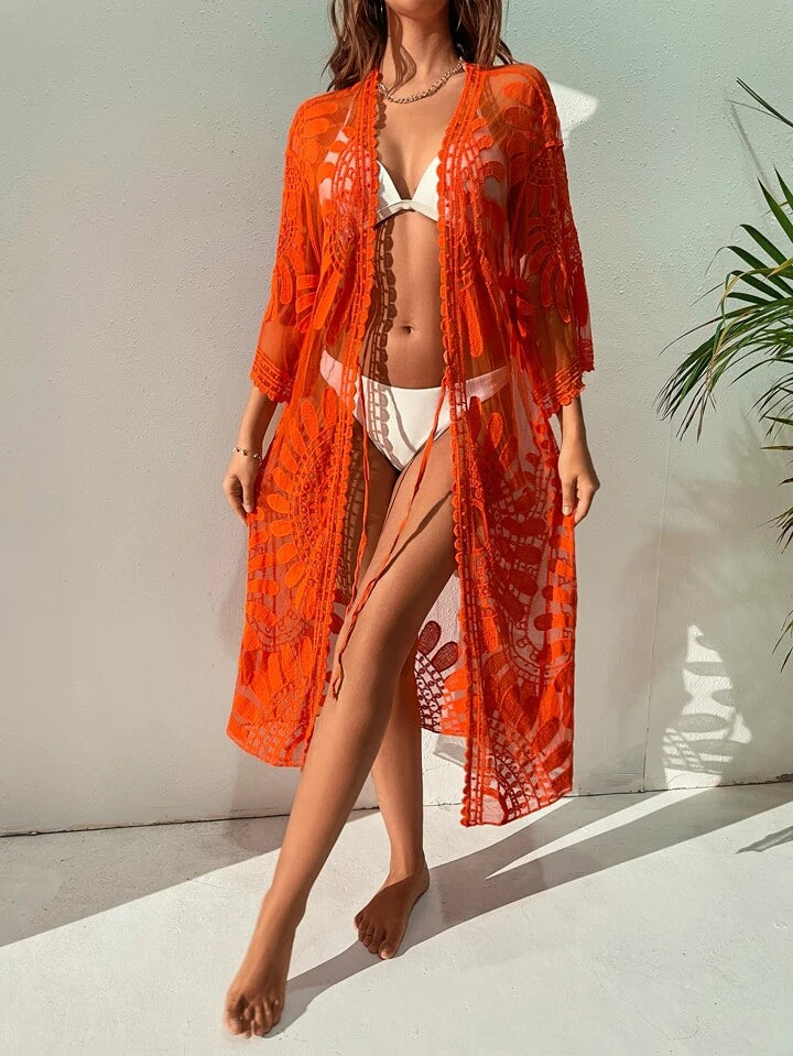 Sunset Bloom Kimono