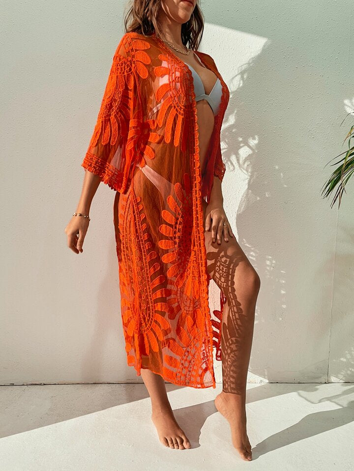 Sunset Bloom Kimono