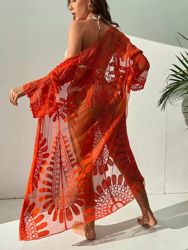 Sunset Bloom Kimono