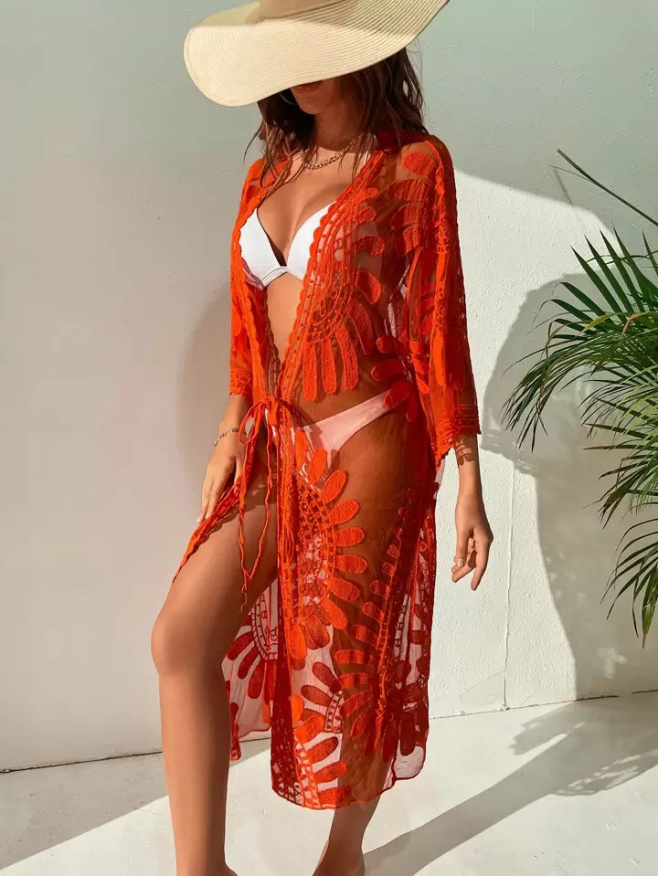 Sunset Bloom Kimono