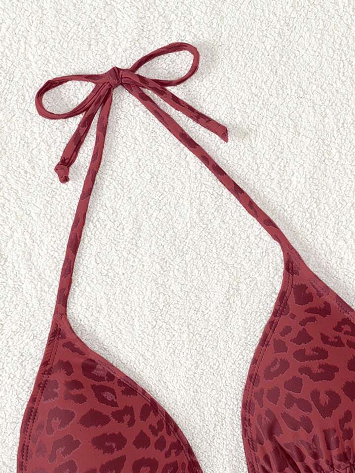Burgundy Wild Triangle Top